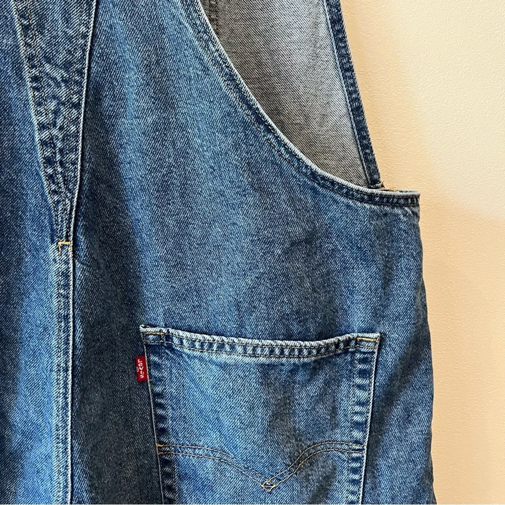 Levi’s Utility Lightweight Shortalls Overalls Denim - Picture 10 of 14
